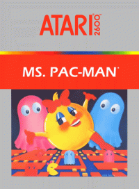 Ms. Pac-Man Atari 2600 US box art